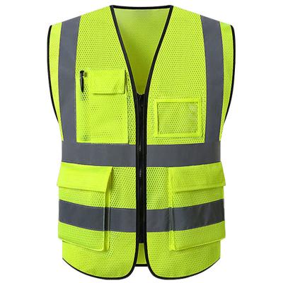 China 100% Breathable Net Mesh Reflective Safety/Durable Windproof Vest For Traffic Worker Safety Accept Custom Logo Customization Safety Vests For Adults for sale