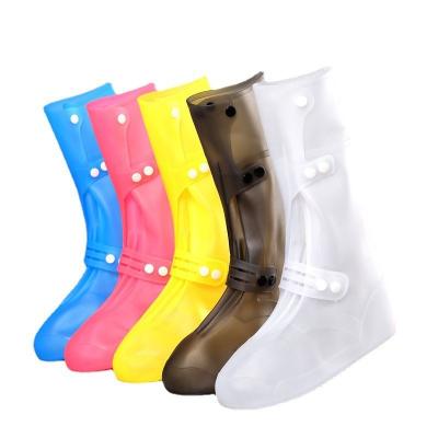 China Hot Selling Reusable Shoe Covers Of A Custom Cheap Non Slip Printing Silicone Rubber Shoe Cover Rain Boot Waterproof Reusable Cover Non Slip for sale