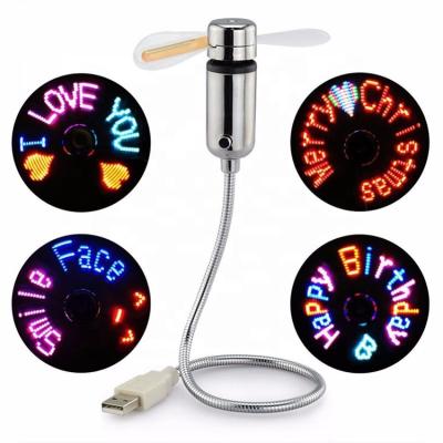 China Promotion New Product Portable USB LED Fan Clock for sale