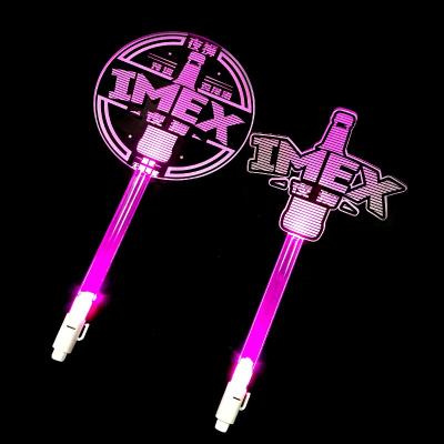 China Eco-friendly Japan Kpop Concert Cheering Acrylic LED Light Stick for sale