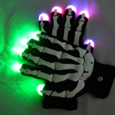 China Christmas Gift China Supplier Wholesale Price LED Party Gloves for sale