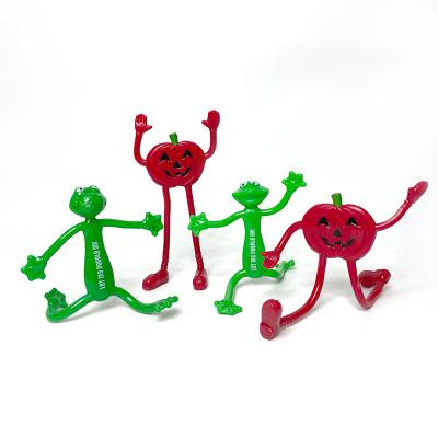 China Mini Toy Customize Plastic Figure Toy Bendable PVC Frog Funny Toys With Mobile Phone Holder for sale