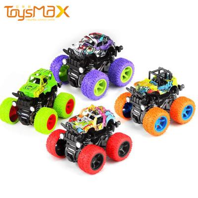 China Friction Toy Alloy Mini Diecast Car Toys Diecast Vehicles Double Inertia Model Stunt Diecast Toys For Children for sale