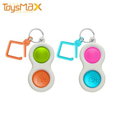 China Amazon Amazon Spinner Spinner Travel Logical Thinking Silicone Plastic Hot Selling Flying Single Spinning Toys for sale