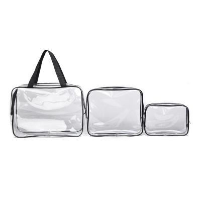 China Fashion Transparent Makeup Wash Storage Bag Environmental Protection Suit Travel Custom Logo Handbag Ladies Quality for sale