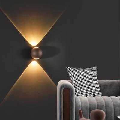 China Irregular Nordic style living room modern luxury industrial reading decor 2w led wall lamp lights for sale