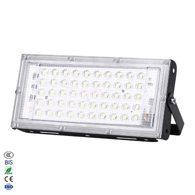 China High Lumens Energy Saving Hot Selling 2022 Square Housing Fixture Outdoor Focos Lighting PC Plastic + Iron Plate Flood Lamp 50w Led Flood Lights for sale