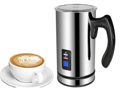 China Car Coffee Maker Automatic Electric Milk Frother Milk Foamer and Warmer Stainless Steel Milk Frother for sale