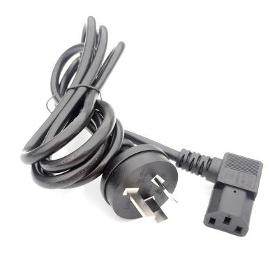 China SAA Power Cord Electronic Australian Standard 3 Pin Power Plug RCM Australian Plug Wire for sale