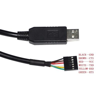 China Electronic FTDI FT232RL USB UART TTL 5V 3V3 TO 6PIN 0.1