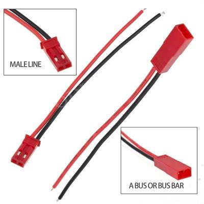 China Electronic Plug Cable Male+Female FS 50 Connector Hot Pair 10cm JST For RC Battery Free Shipping for sale