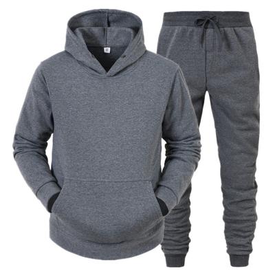 China Breathable Custom Mens Long Sleeve Hooded Jogger Pants Training Tracksuits Set Single Fitness Running Sweatsuits for sale