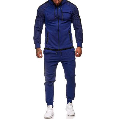 China Breathable Sport Men Tracksuit Set Hoodies Long Sleeve Slim Fit Sweatsuit Pant Jogger Suit Men Full Pants Bars Tracksuit For Men for sale