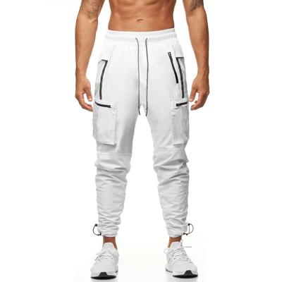 China Breathable Men's Fitness Sweatpants Casual Zipper Pocket Sweatpants Gyms Track Jogger Pants for sale