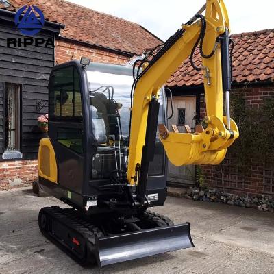 China Construction Digging Excavator Machine Mini Small Micro Crawler Electric Hydraulic Bagger Digger Mini Excavators from Rippa for sale