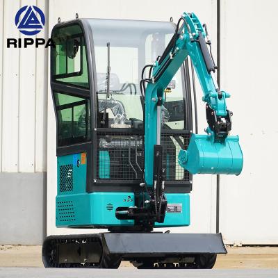 China Mini Excavator Rippa earthmoving escavatori machinery escavatore DA giardino miniescavatori cinesi 1 ton 2 ton mini escavator for sale