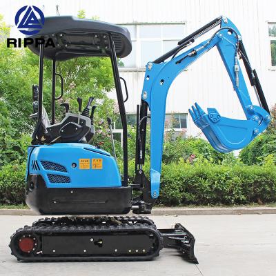 China Rippa small mini escavatore micro carwler trusses mini escavator bagger excavator digger price for sale for sale