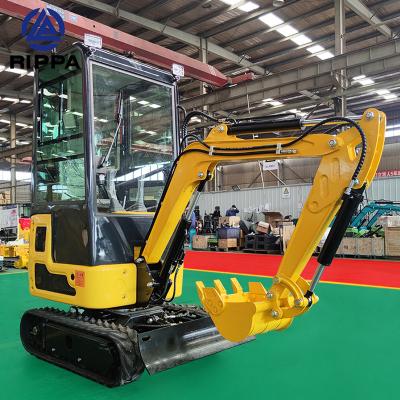 China Garment Shops Cheap Rippa 1 Ton Small Household Garden Micro Mini Excavator Digger Excavator For Sale Price for sale