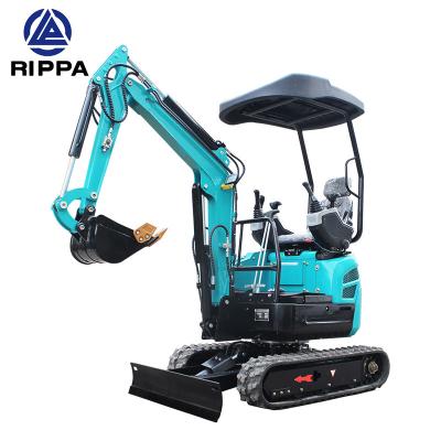 China Rippa Hotels 1 ton 2 ton 3 ton mini escavatore escavatore for sale