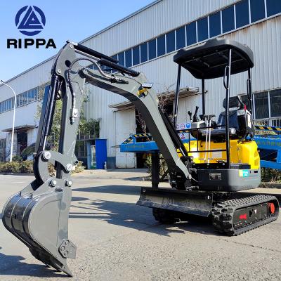 China Building Material Shop Rippa New Designs Small Mini Digger Crawler Excavator Excavator for sale