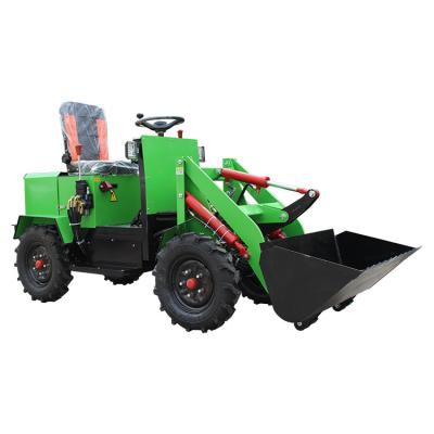 China Rippa Hotels 0.4 Ton China Mini Garden Farm Small Electric Bucket Wheel Loaders With CE For Sale for sale