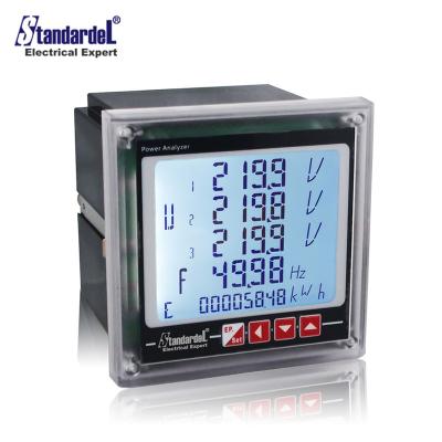 China SMD96TEL Input 3X220/380V 5A Multifunction 3 Phase Modbus AC Energy Meter With CT Digital 3 Phase Only SMD96TEL for sale