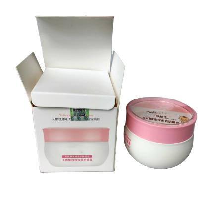 China Recyclable Natural Factory Baby Care Paper Container Essence Cream Box Cosmetic Custom Logo Printing for sale