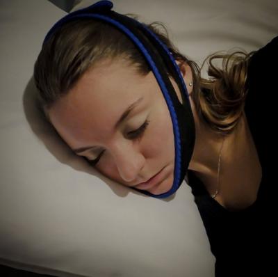 China Stop Snoring Sleep Aid Machines Chin Anti Snoring Straps Neoprene Anti Snoring Belt for sale