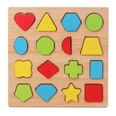 China Preschool Eductional Toys 2023 Hot sale Early childhood early learning shape puzzles puzzle in cube shape for sale