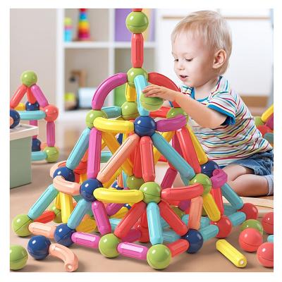 China Strong Magnet China factory supply manufacturers all kinds children's toys magnetic rod building blocks for sale