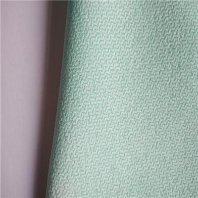 China 2023 wholesale price water ripple style anti-static polyester spandex jacquard fabric for dress for sale