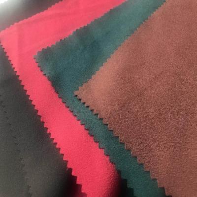 China 2022 good quality antistatic textile woven polyester spandex foam soft crepe fabric for clothing for sale