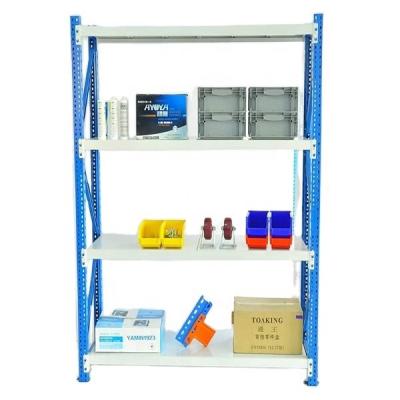 China Light duty warehouse storge steel metal shelf racking for sale