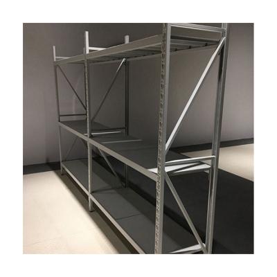 China China Factory Storage Shelves Warehouse Store Double Sided Garage Market 3 Boltless Steel 4 Tier Metal Light Unit Racking System for sale