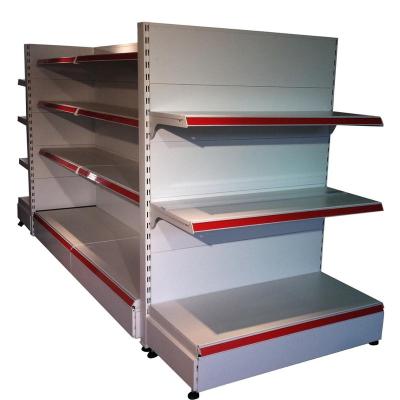 China Modern double sided display gondola shelf factory directly with best quality for sale