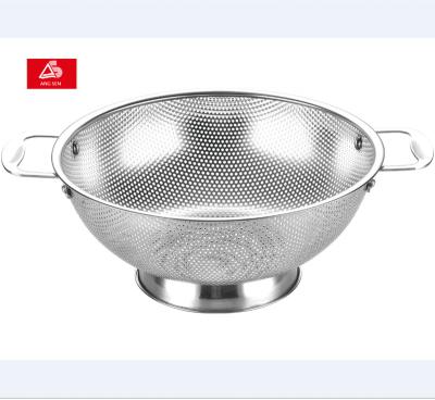 China Sustainable Deep Stainless Steel Colander for sale