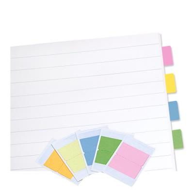 China Repositionable Self Adhesive File Organization Color Coded Tabs for sale