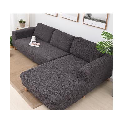 China Best Comfort Elastic Breathable Selling Modern L Shape Elastic Sectional 7 Seater Sofa Cover Stretch Sofa Couch Cover for sale