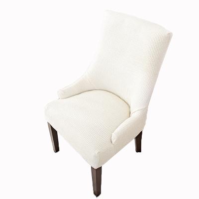 China Plain Customized Plain Solid Color Sheet Pattern Stretch Chair Cover Spandex Chair Cover for sale