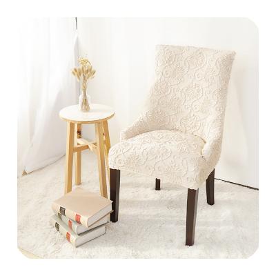 China Simple White Home Cotton Spandex Polyester Spandex White Home Armrest Chair Slip Cover for sale