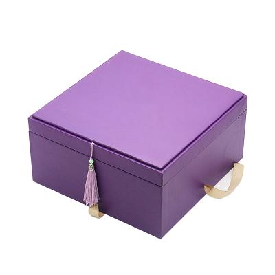 China Custom Luxury Design Materials Cardboard Recycled Rigid Gift Box For Mooncake Cookies Paper Kraft Paper Gift Box With Inserts for sale