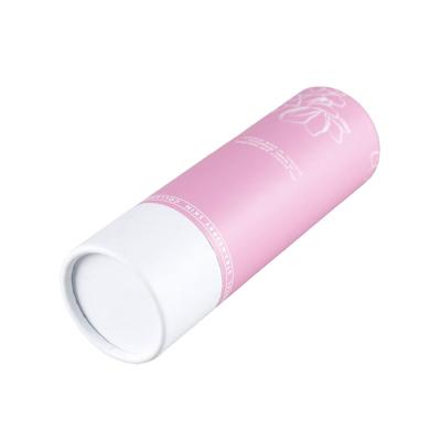 China Recycled Materials Recycled Round Cardboard Paper Cylinder Skin Care Tube Box Paper Tube Packaging Box With Custom Logo For Gift Or Cosmetics for sale