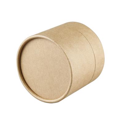 China Recycled Materials Recycled Paper Tube Round Kraft Paper Cylinder Packaging Custom Wholesale For Tea / Look Cardboard Paper Tube for sale