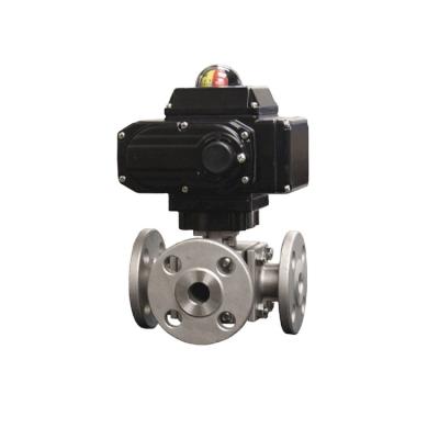 China Factory direct three way ball valve from general wholesale electric ptfe actuator for sale