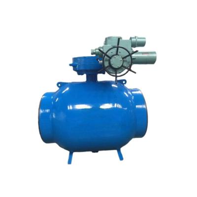 China Good Quality Gas Pipeline General Hot Selling Electric Motorized Full Welded Ball Valve for sale