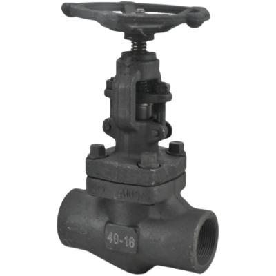 China General Sealed Durable Low Price Wholesale Internal Thread Forged Steel Gate Valve for sale