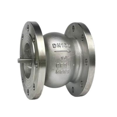 China General Stainless Steel Silent Vertical Flange Treatment Water Elimination Noise Bargain Price Check Valve for sale