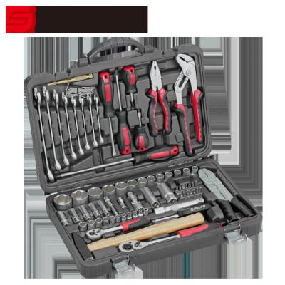 China Auto Repair SELTA Tool Kits Factory Direct 99 Pcs Socket Set Metal Tool Kit for sale