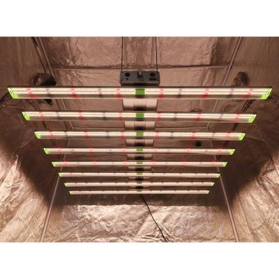 China Seed starting stock US! ! 720W LED Grow Light Kingbrite 8 Bar LM301H UV Mix Cree xp-e2 660nm IR LG For 5*5ft To Grow Room for sale