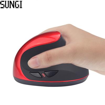 China SUNGI Wireless Ergonomic Wireless Mouse 2.4G Vertical Mouse With AAA Battery Powered Wrist Rest for sale